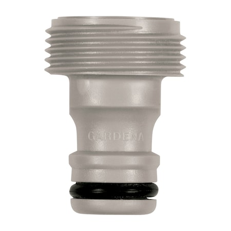 Gardena Gardena 5/8 & 1/2 in. Nylon/ABS Threaded Male Hose Accessory Connector 36001-1